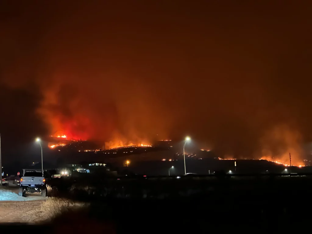 Wildfire Pushed Through Lahaina Maui by Tropical Storm Force Winds