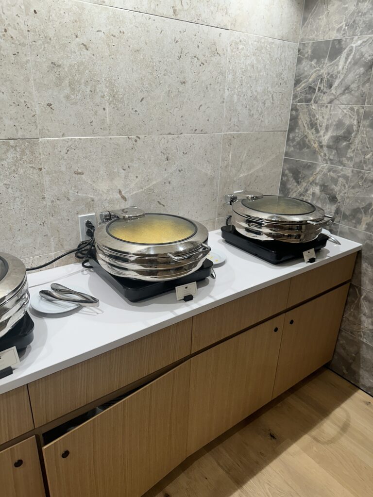 a group of food containers on a counter