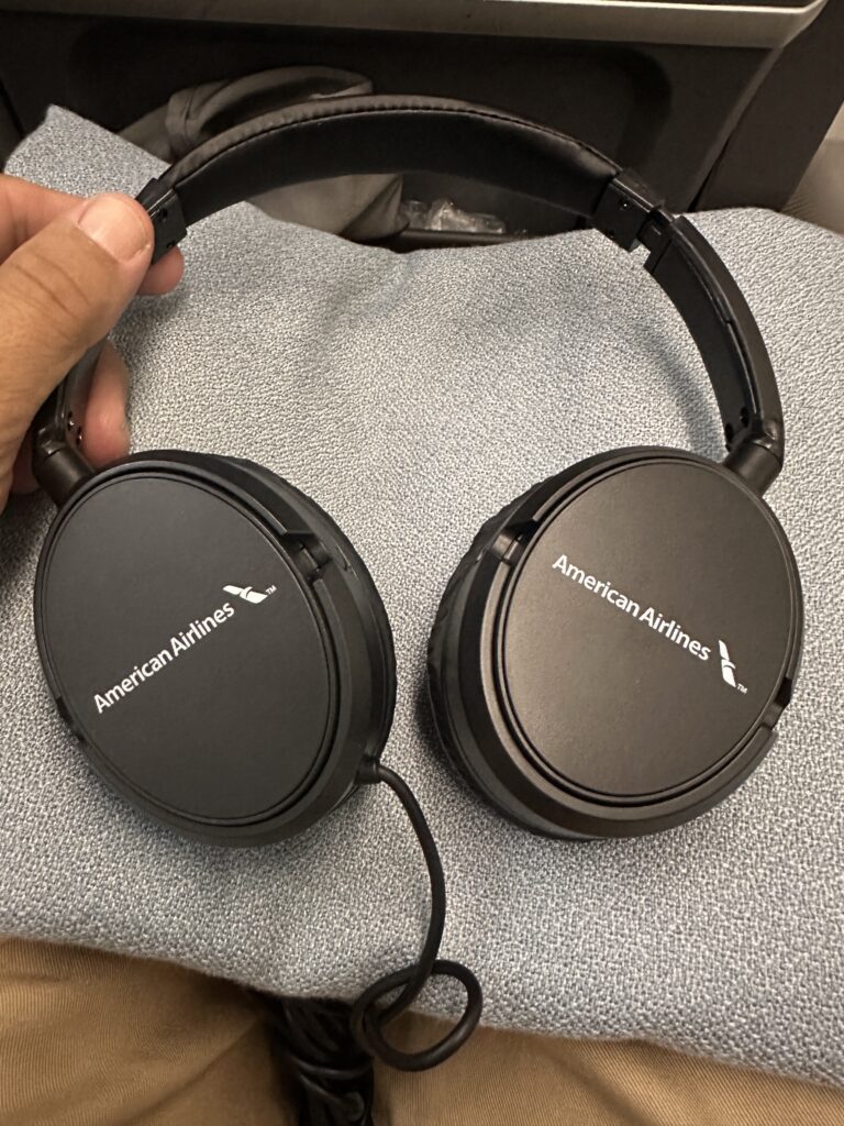 a pair of black headphones