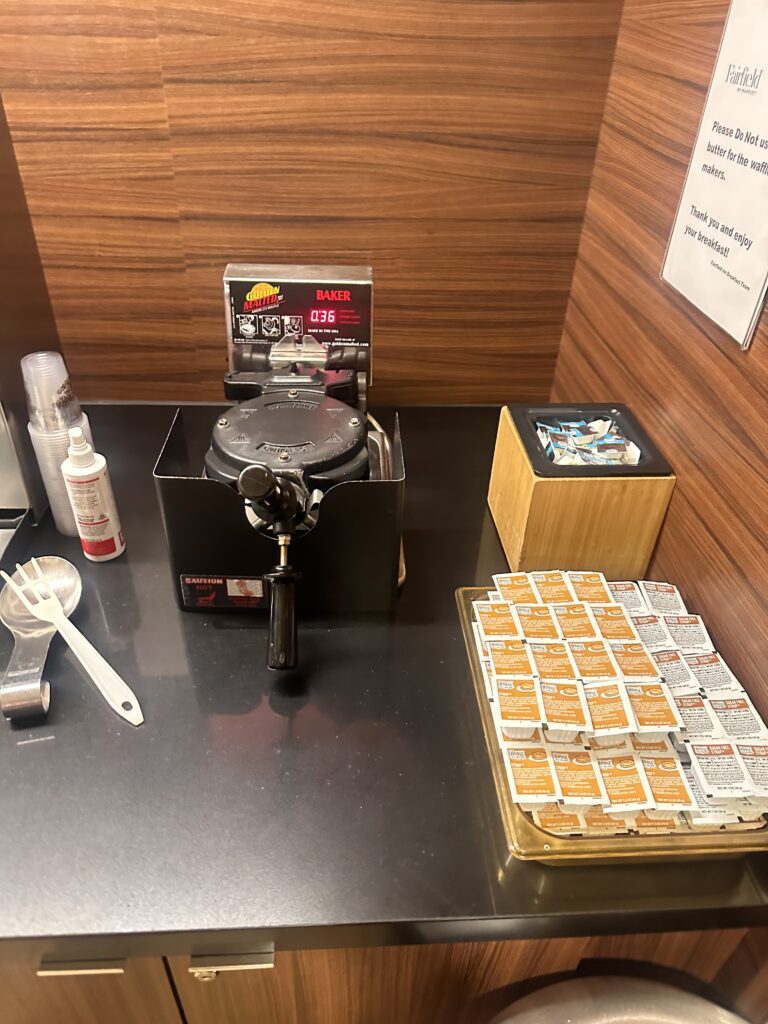 a machine on a counter